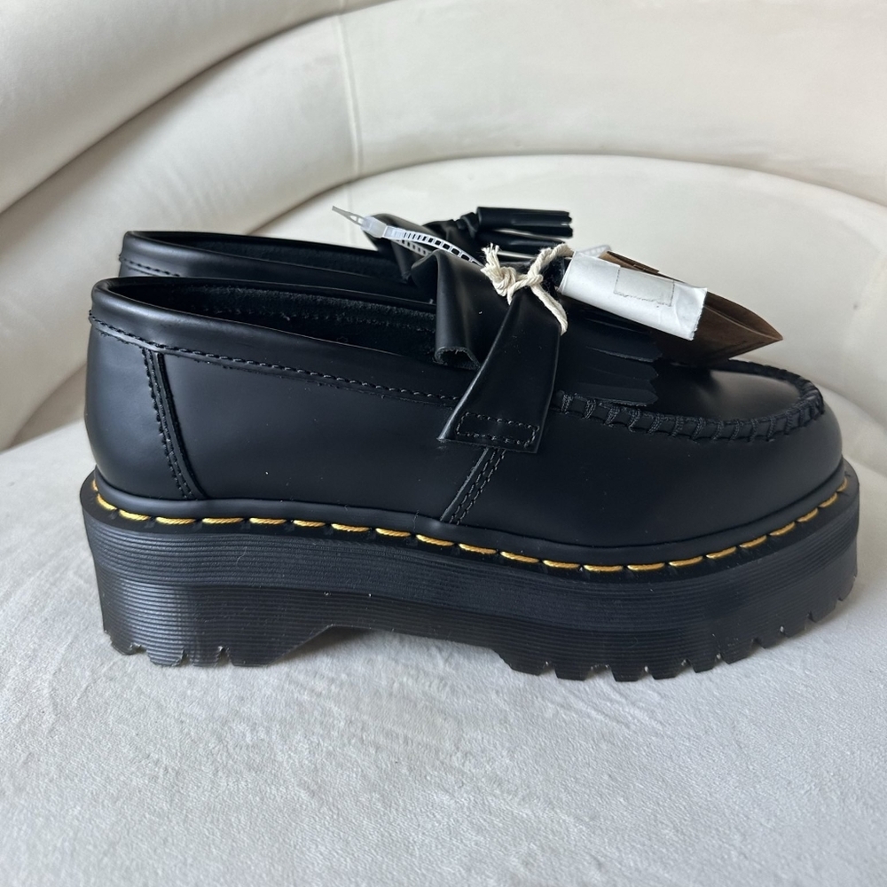 Dr Martens Adrian Bex Smooth Leather Platform Tassel Loafers Shoe Women’s Size 8 - Picture 4 of 10